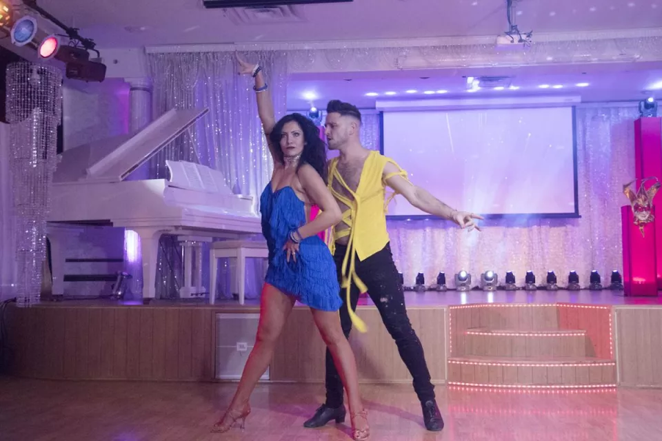 Gene and Elena Bersten dancing together